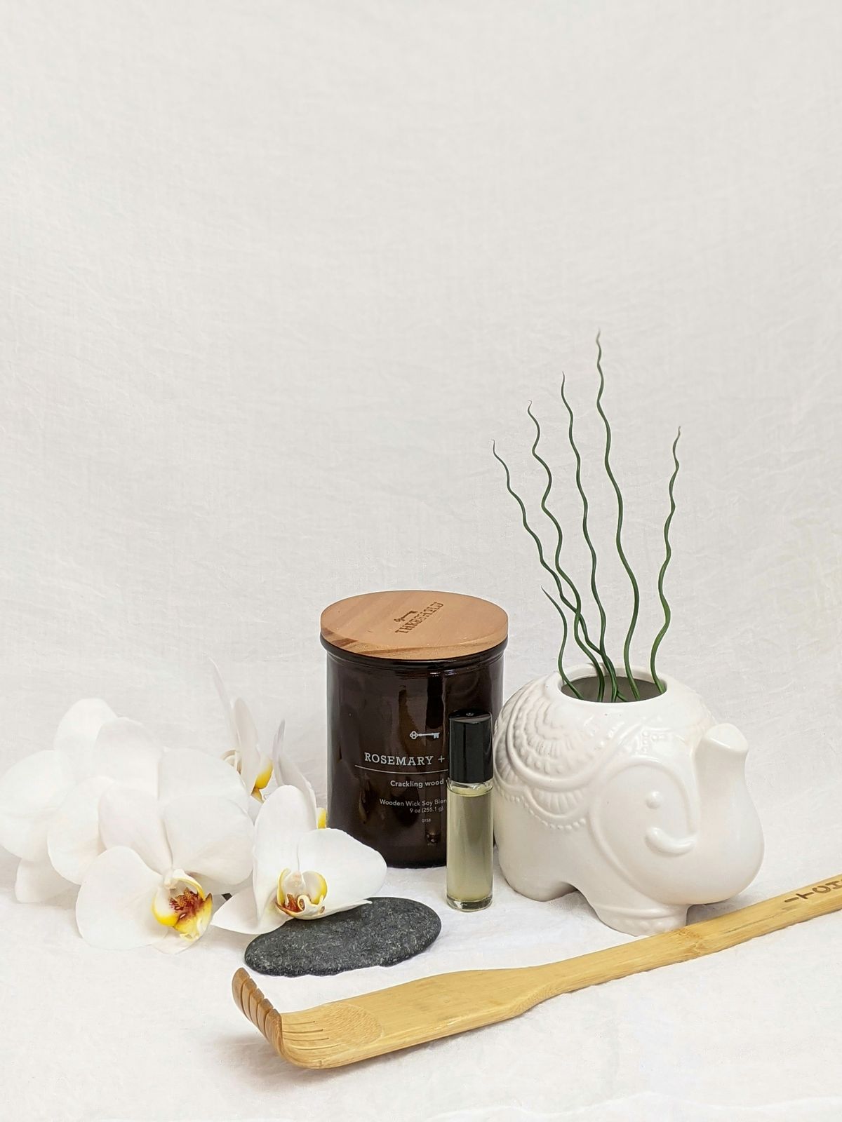 Öle, Orchideen und Massagestein